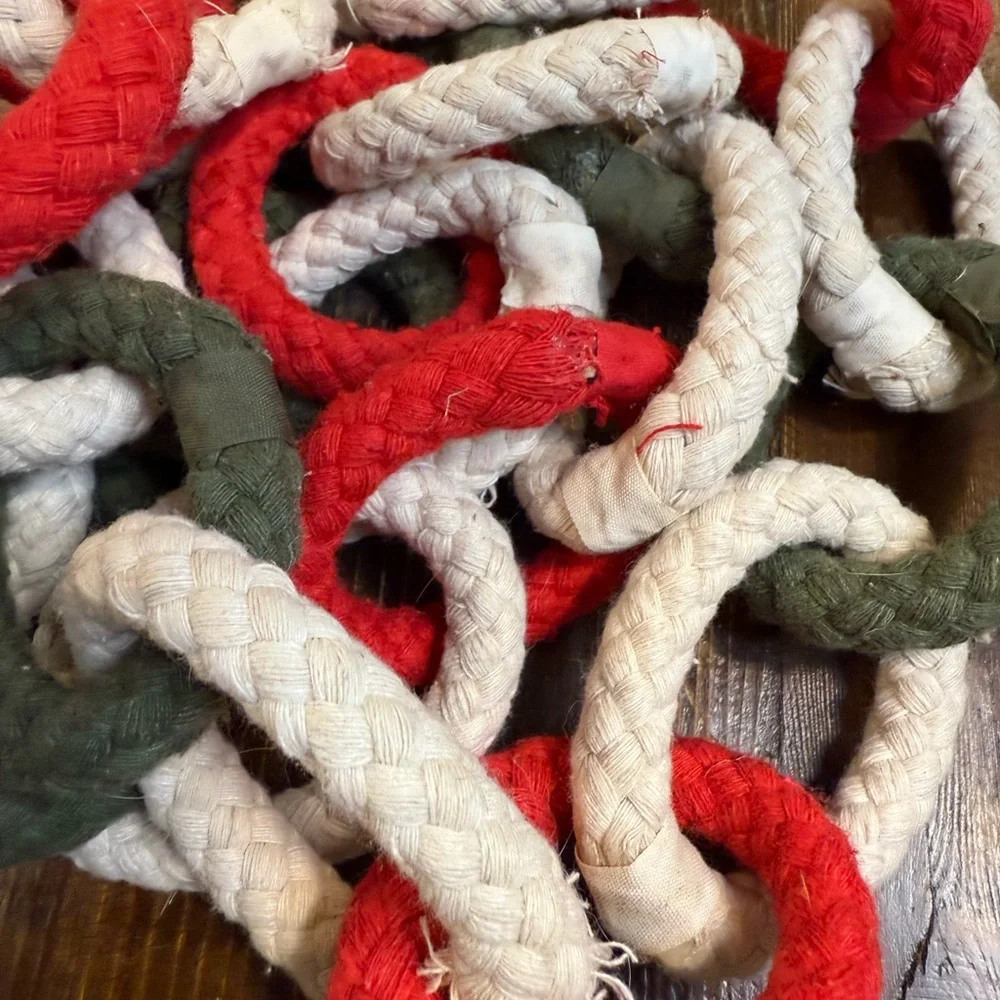 Colorful Rope Chain Christmas Garland